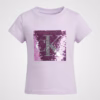 Calvin Klein Big Sequence Logo T-Shirt Lavender