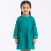 Fables Collar Embroidery Cotton Frock