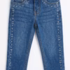 SARA Girls Metal Motif Pattern Denim