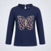 C&A Butterfly Embraided Logo Full Sleeves Tee