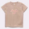 Baby Go Little Girls Glitter Logo Tee