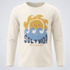Tex Solyvida Print Beige Long Sleeves Tee