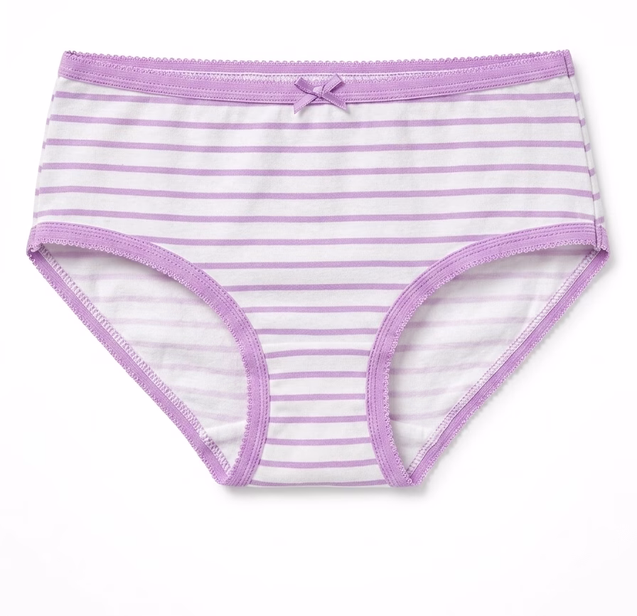 OshKosh Girl`s Stretch Cotton Lavender Stripes Pantie