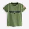 Top Gun Maverick Boys Dark Green Tee
