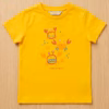 Fagottino Kids In The Deep Blue Crab Print Tee Yellow