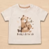 Daddy's Little Cub Kids Half Sleeves Tee
