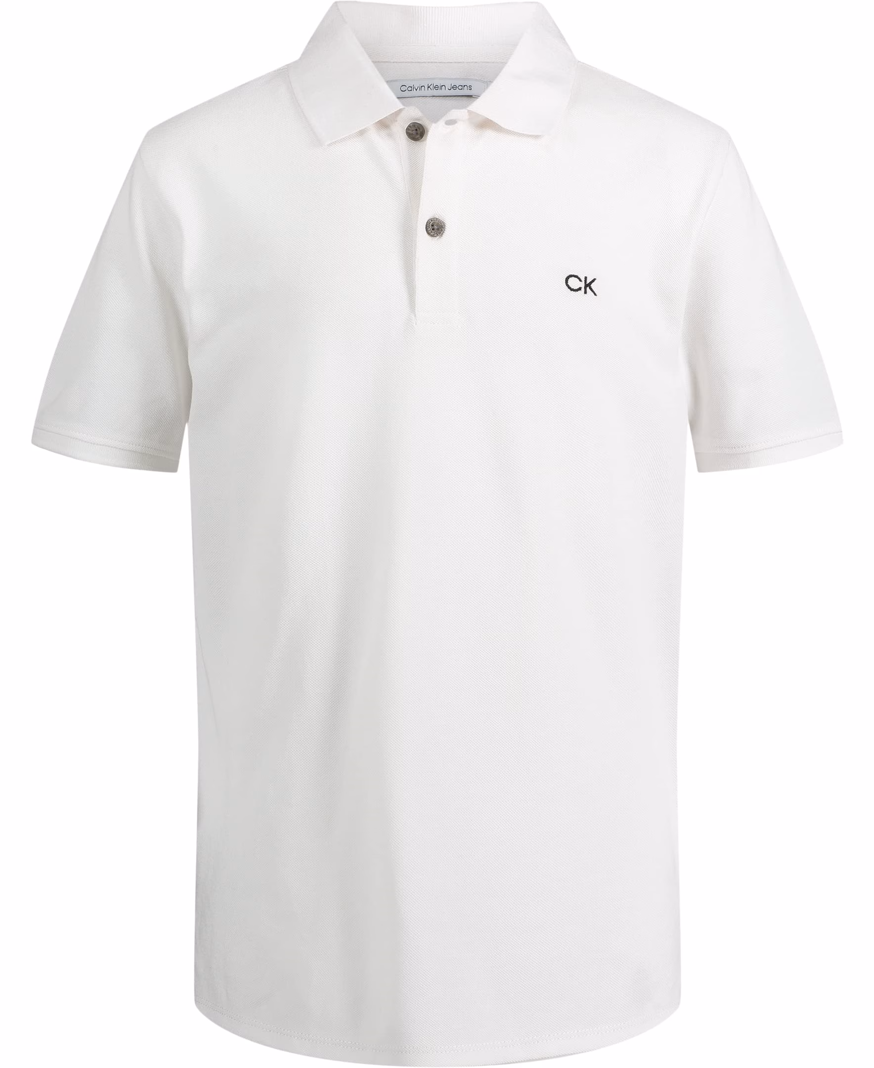 Calvin Klein Boys Short Sleeve Solid Pique Polo - Image 9
