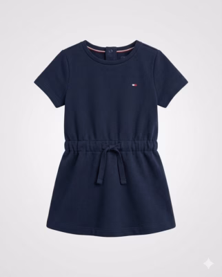 Tommy Hilfiger Navy Blue Baby Frock