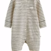 Next Stripes Little & Loved Patch Logo Romper
