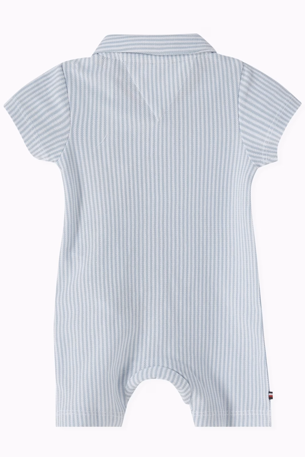 Tommy Hilfiger Sky Blue/White Stripes Baby Romper - Image 3