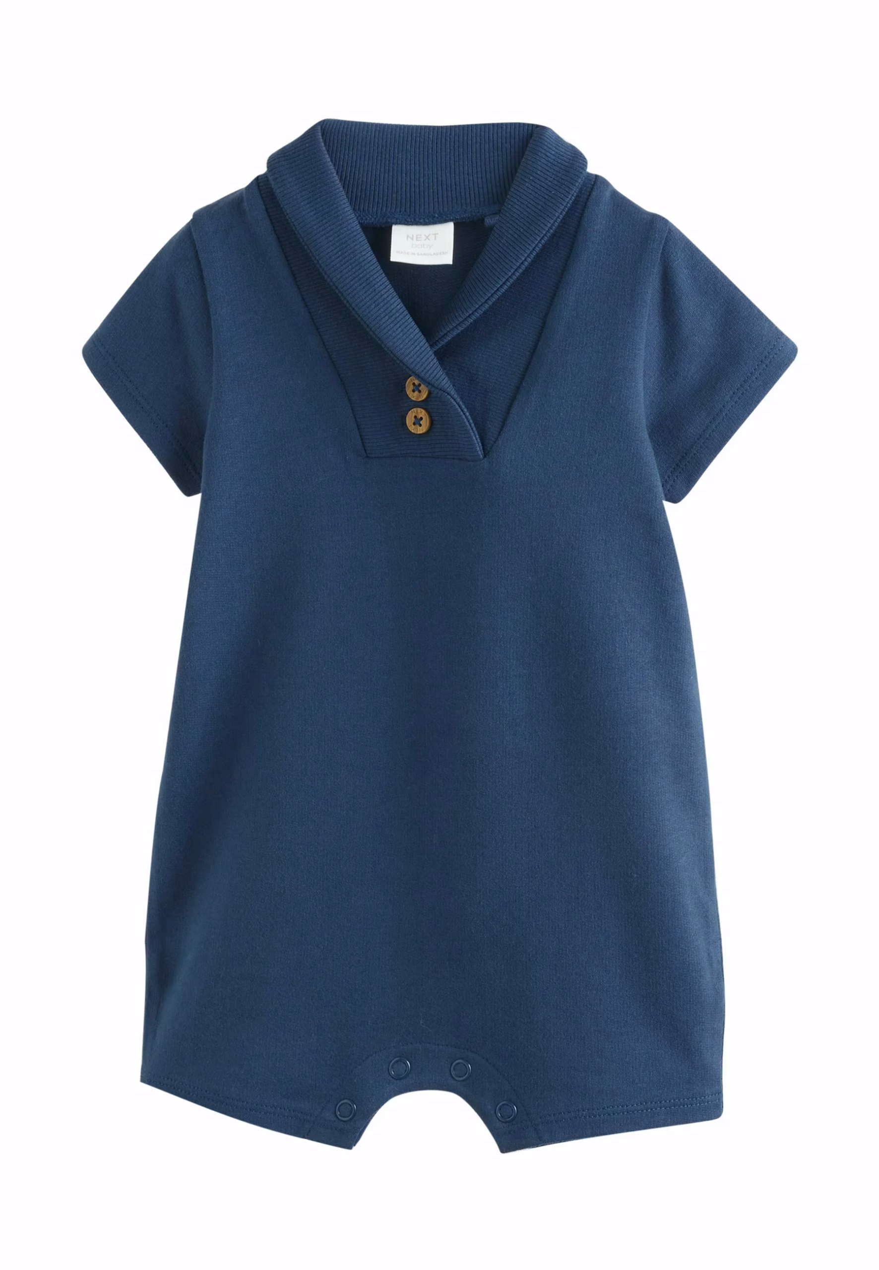 Next shawl Collar Romper Navy