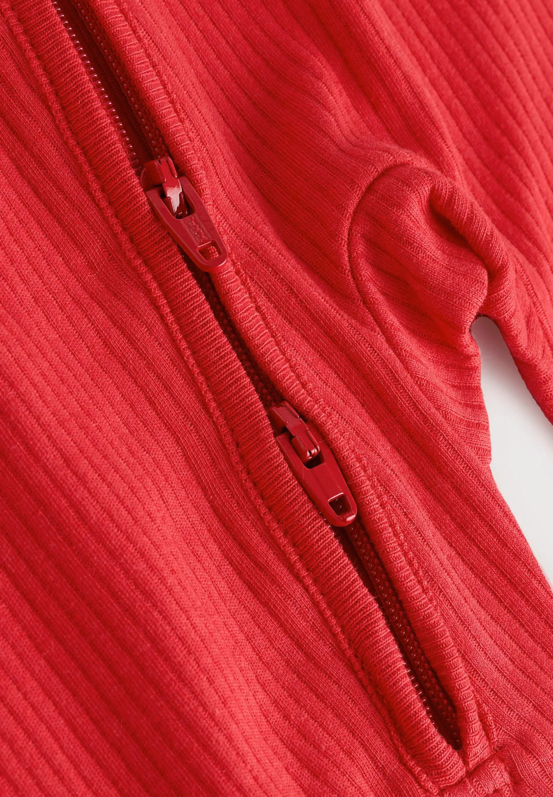 Next Zip Closer Santa Baby Jumpsuit Red - Image 4