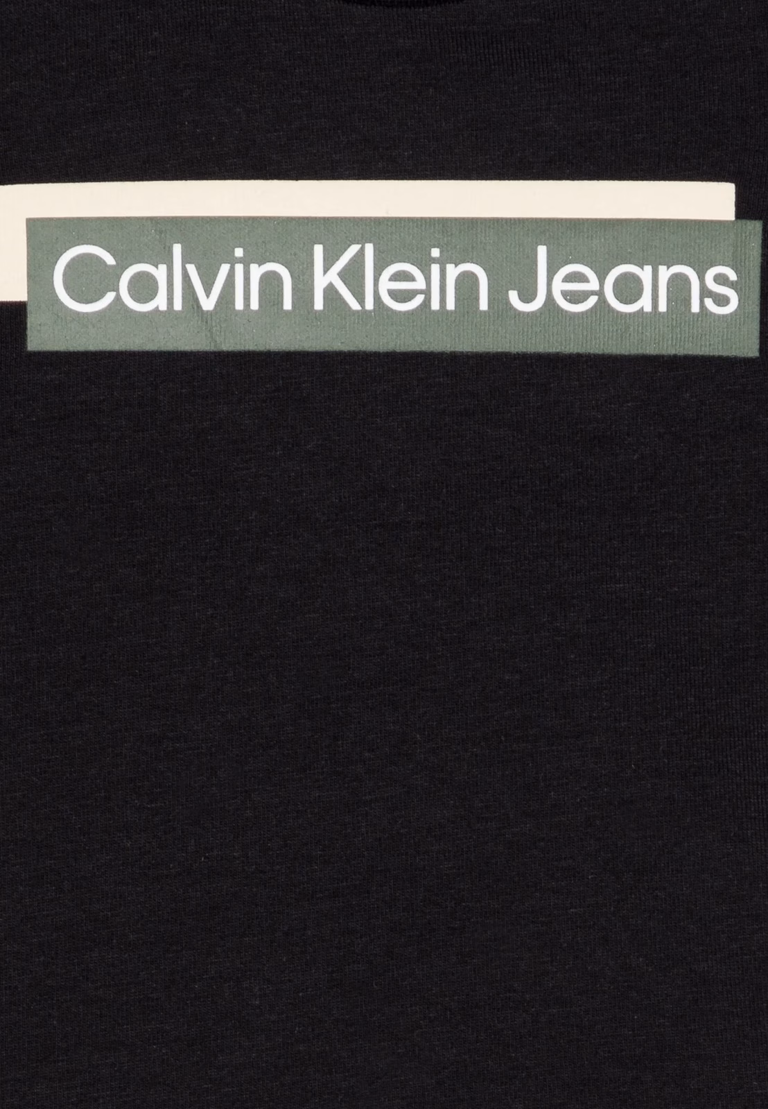 Calvin Klein Jeans Logo Print Full Sleeves Baby Tee - Image 2