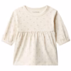 Calvin Klein Monogram Print Light Yellow Baby Frock