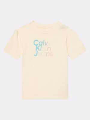 Calvin Klein Jeans Logo Light Yellow Tee