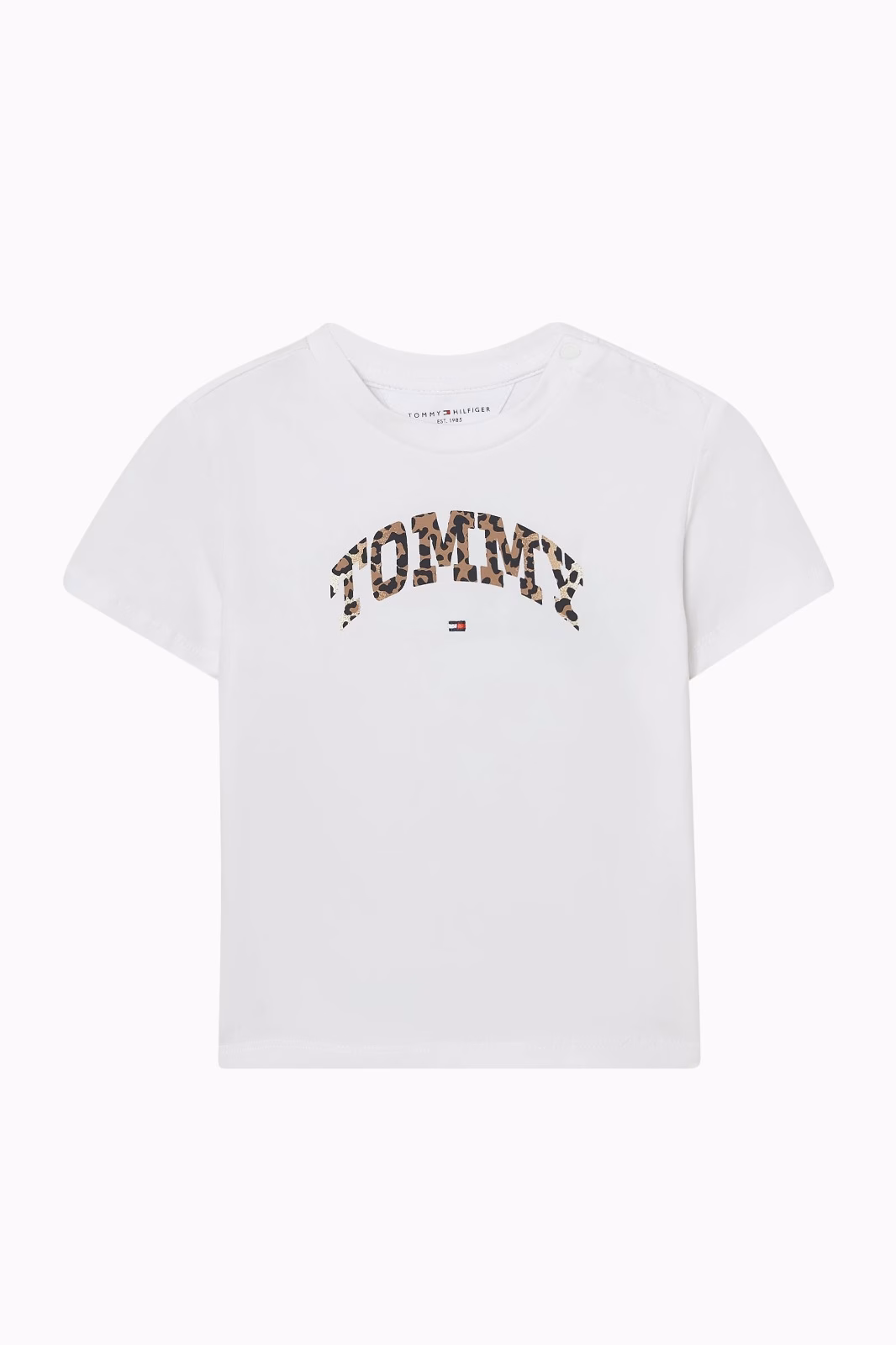 Tommy Hilfiger Leopard Print Logo Tee