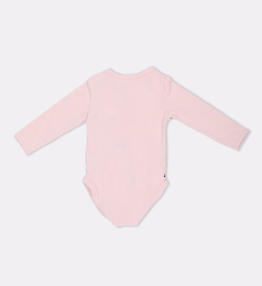 Tommy Hilfiger Logo Light Pink Girls Romper - Image 3