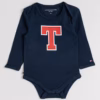 Tommy Hilfiger Logo Navy Blue Baby Romper