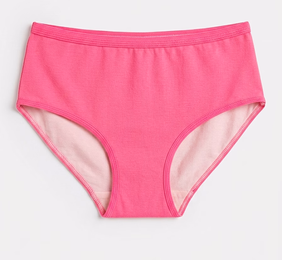 OshKosh Girl`s Stretch Cotton Plain Pantie Neon Pink
