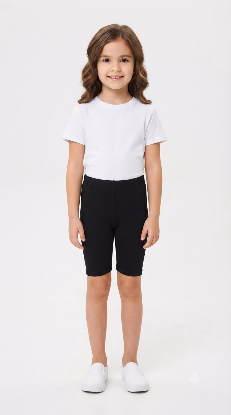 Losan Happy Fashion Plain Shorts Black - Image 2