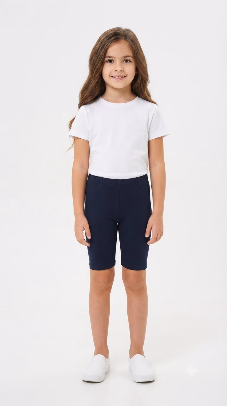 Losan Happy Fashion Plain Shorts Navy - Image 2