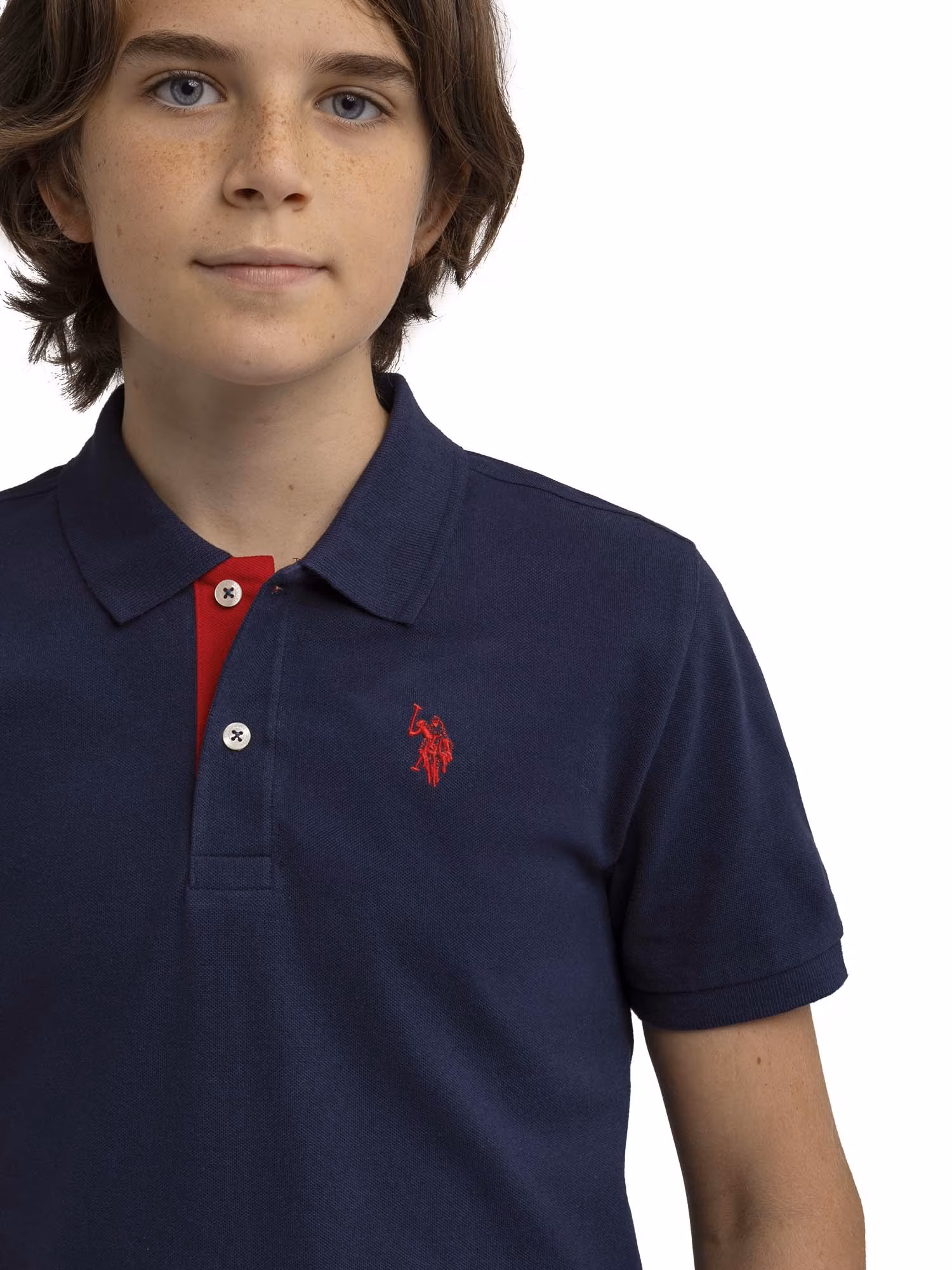 U.S. Polo Assn Double Horsemen Logo Polo Navy - Image 3