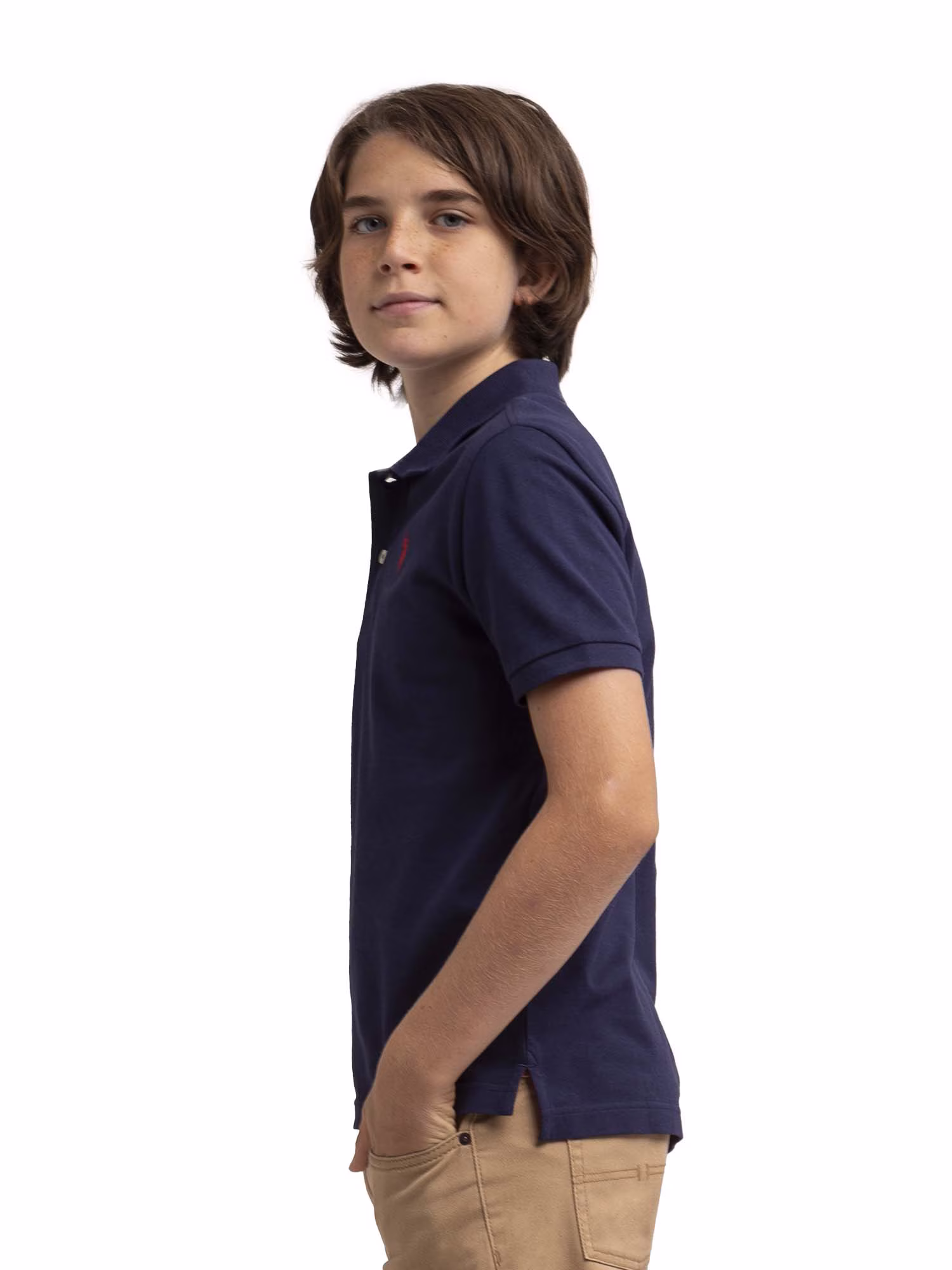 U.S. Polo Assn Double Horsemen Logo Polo Navy - Image 5