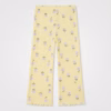 Zeeman Flowers Floral Allover Print Logo Girls Leggings Beige