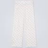 Zeeman Flowers Floral Allover Print Logo Girls Leggings White
