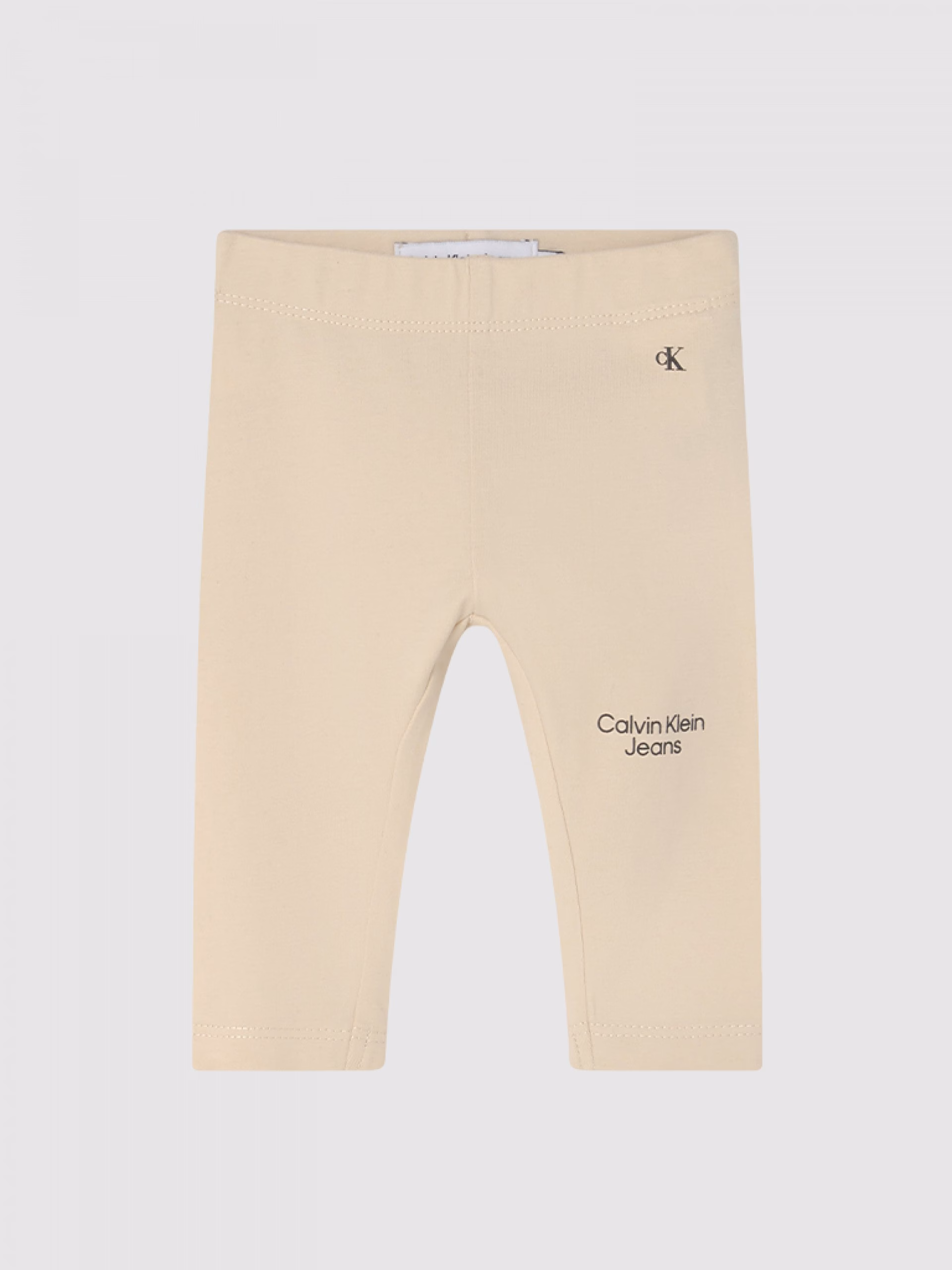Calvin Klein Jeans Logo Baby Leggings Beige