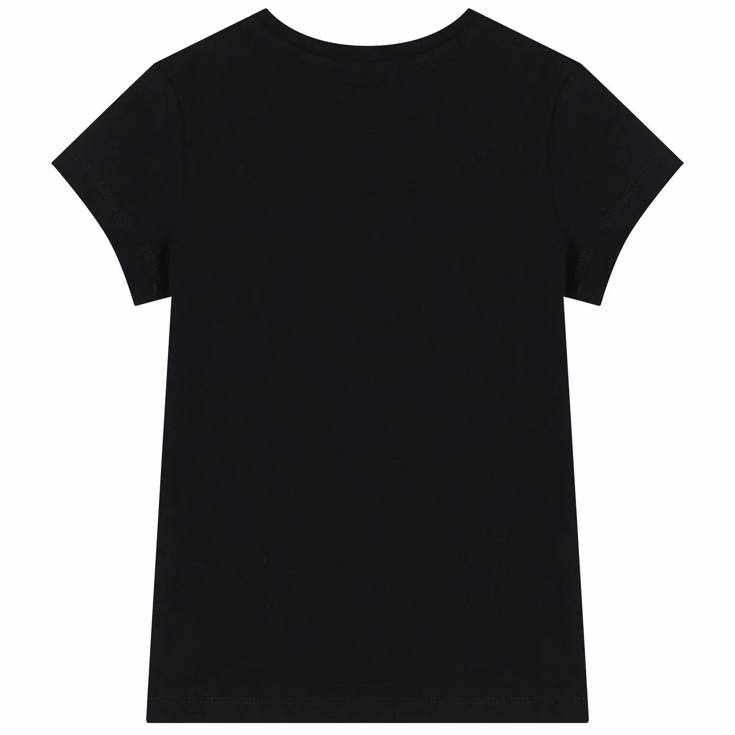 Calvin Klein Jeans Multi Color Logo Girls Tee Black - Image 7