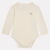 Calvin Klein Logo Baby Romper Beige