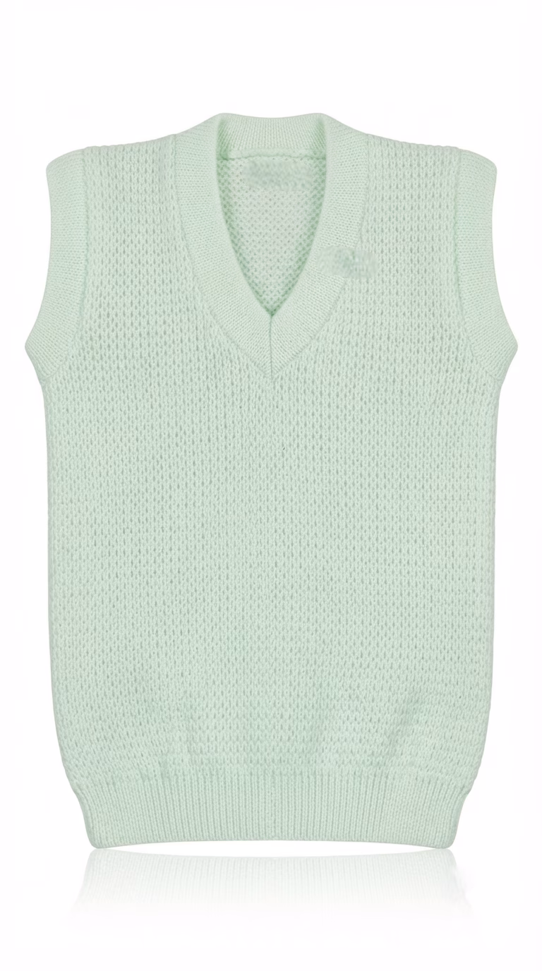 Fables Small Dotted Textured Sleeveless Sweater - Image 6