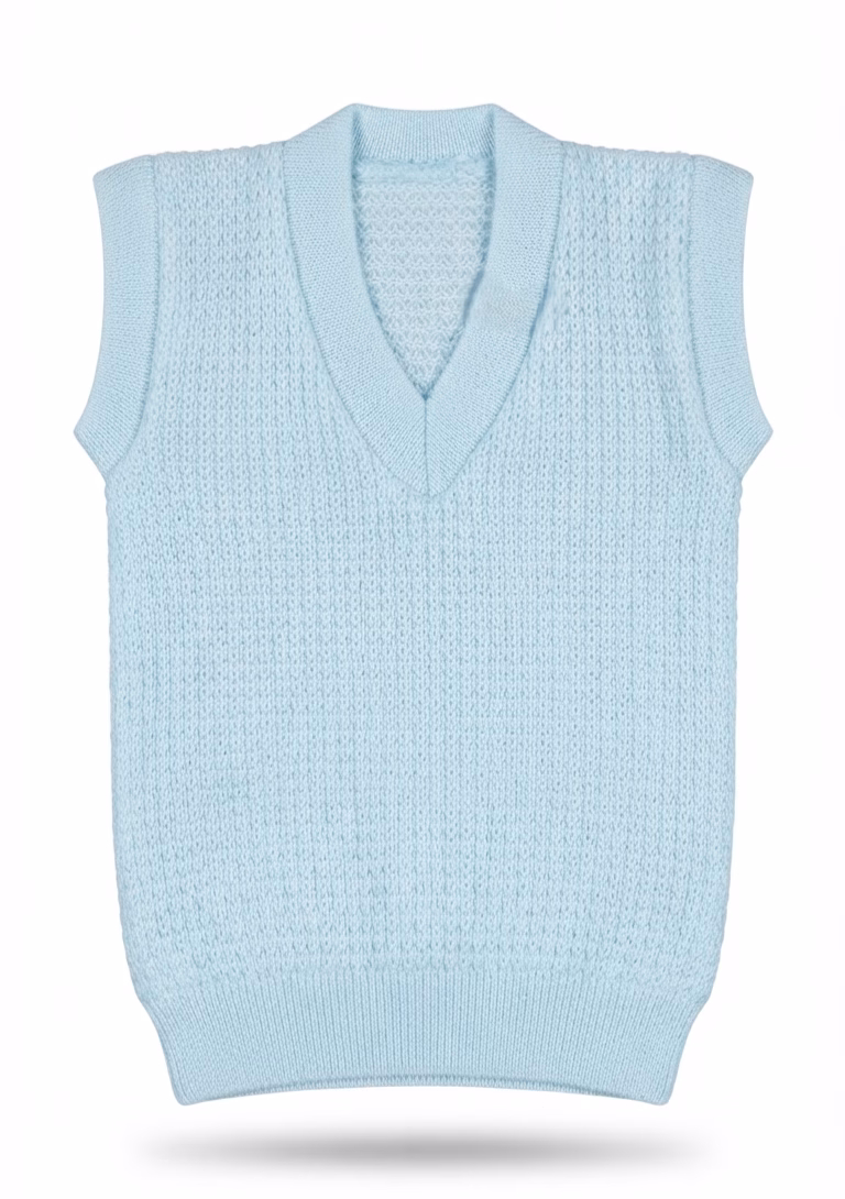 Fables Small Dotted Textured Sleeveless Sweater - Image 3
