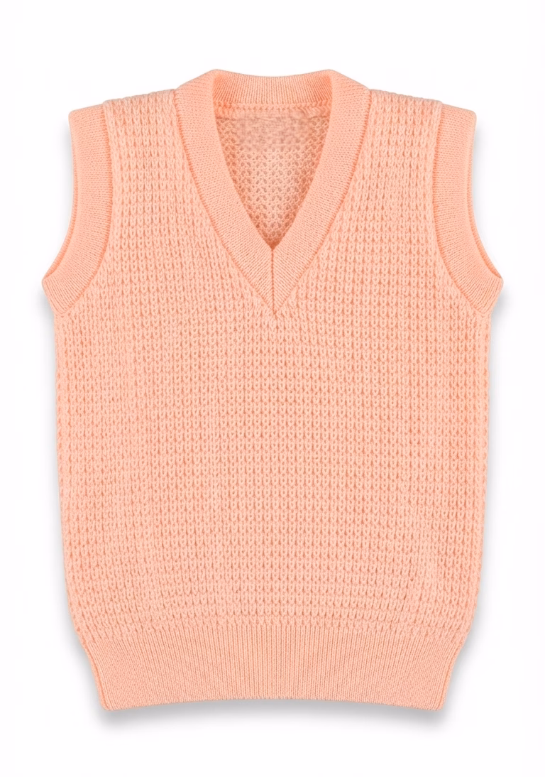 Fables Small Dotted Textured Sleeveless Sweater - Image 2